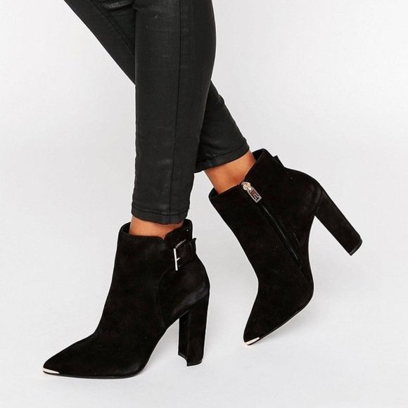 Ted Baker Shoes - TED BAKER Maryne Suede Ankle Boots